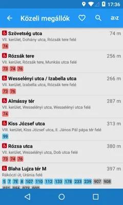 Budapest Public Transport android App screenshot 3