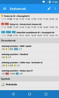 Budapest Public Transport android App screenshot 6