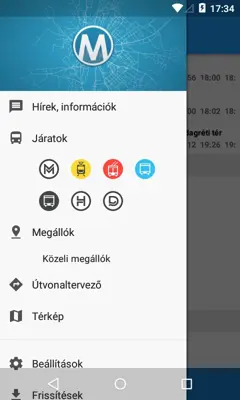 Budapest Public Transport android App screenshot 7